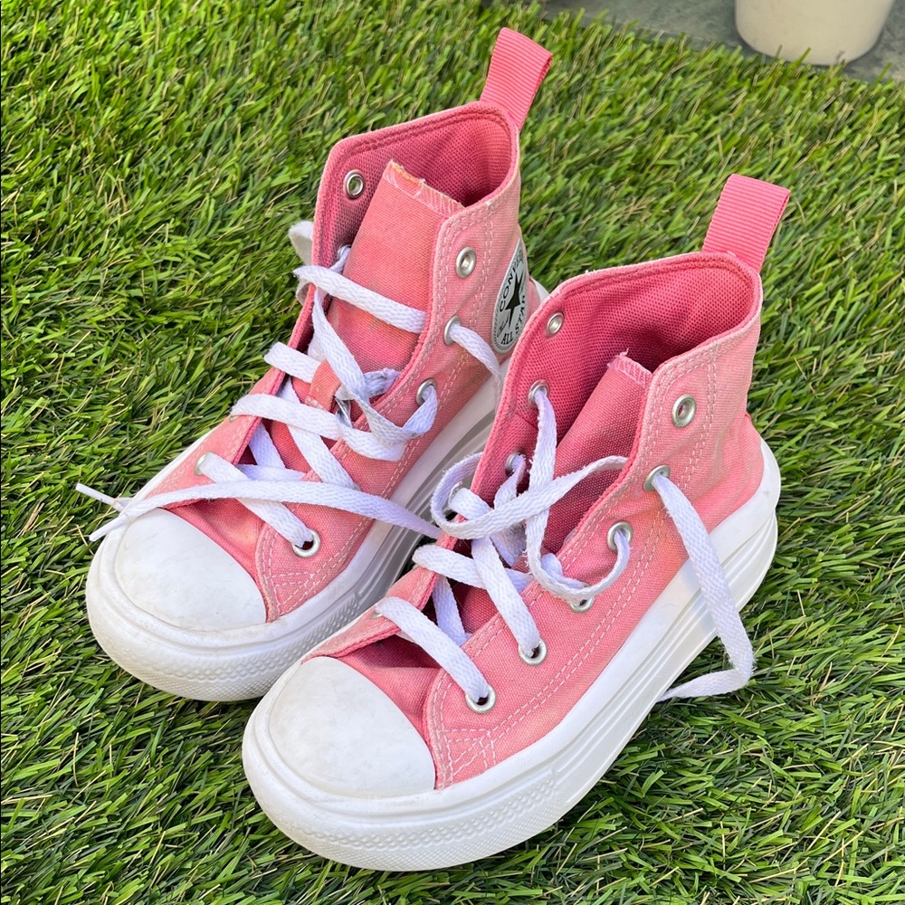 Converse Kids Pink High-Top Sneakers